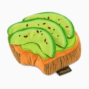 P.L.A.Y. “Barking Brunch” Avocado‎ Toast Dog Chew Toy (Med) BRAND NEW W/TAGS!
